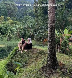 Potret Rey Mbayang Dan Dinda Hauw: Slow Living Di Alam