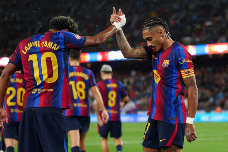 Gila! Raphinha Hat-Trick, Barcelona Bangkit, Hancurkan Sevilla 3-1